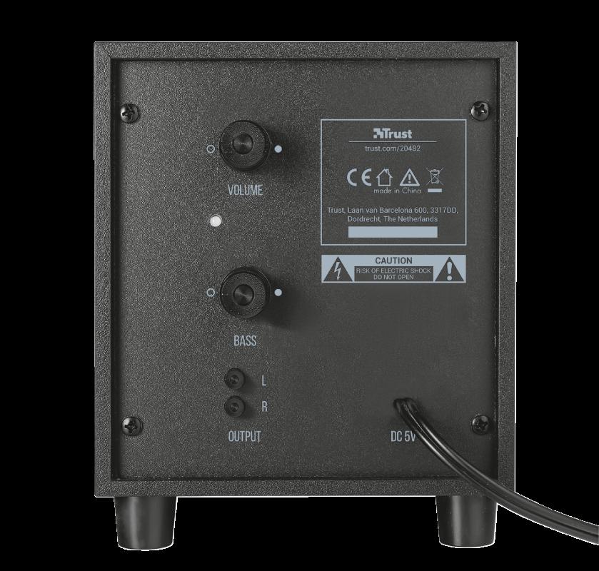 Sistem audio 2.1 Trust Avora 2.1 Speaker Set, 9W, negru