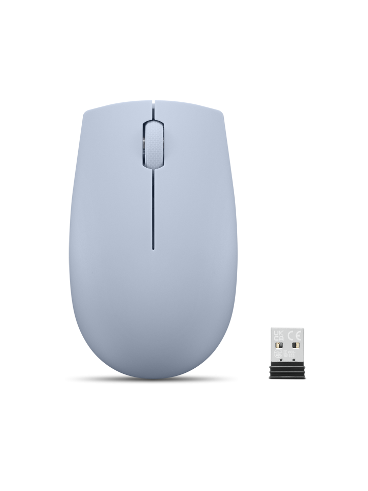 Mouse Wireless LENOVO 300, 1000 dpi, Albastru