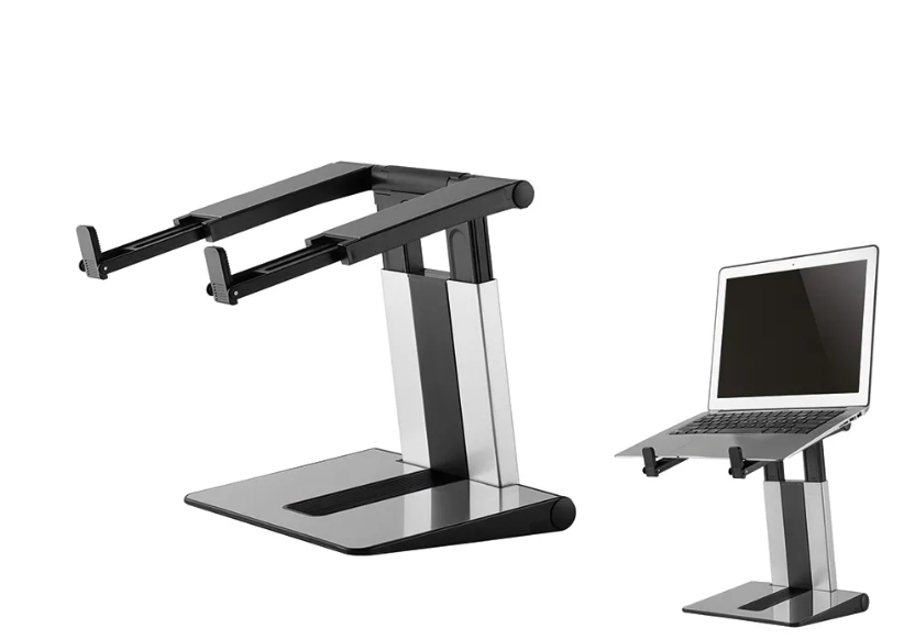 Stand laptop Neomounts NSLS200; pentru display-uri cu diagonale 10"-17", greutate maxima suportata 5kg, tilt; culoare argintiu. Garantie 5 ani