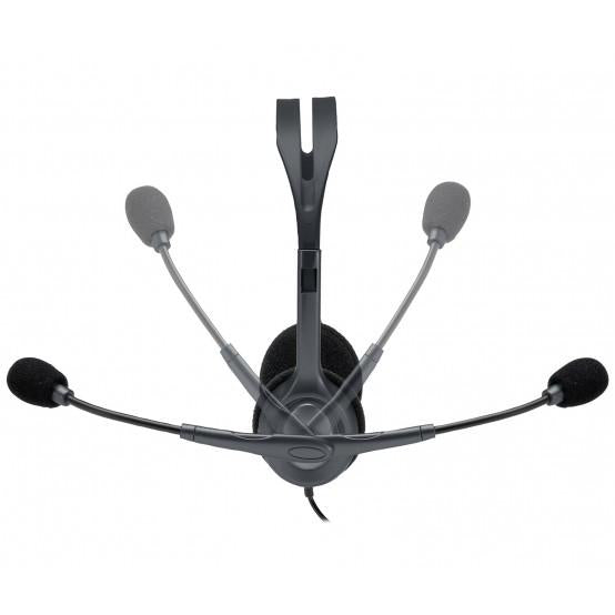 Casti Head-band Logitech H111, Wired, Negru