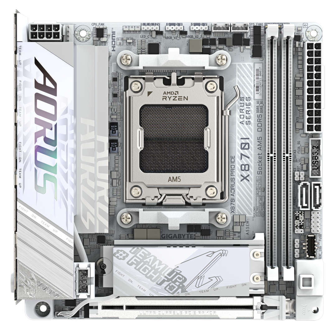 Placa de baza Gigabyte X870I AORUS PRO ICE, Socket AM5, DDR5, Mini-ITX
