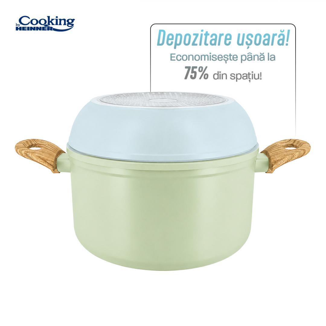 SET 8 PIESE DIN ALUMINIU FORJAT MARBELLA MULTICOLOR, COOKING BY HEINNER