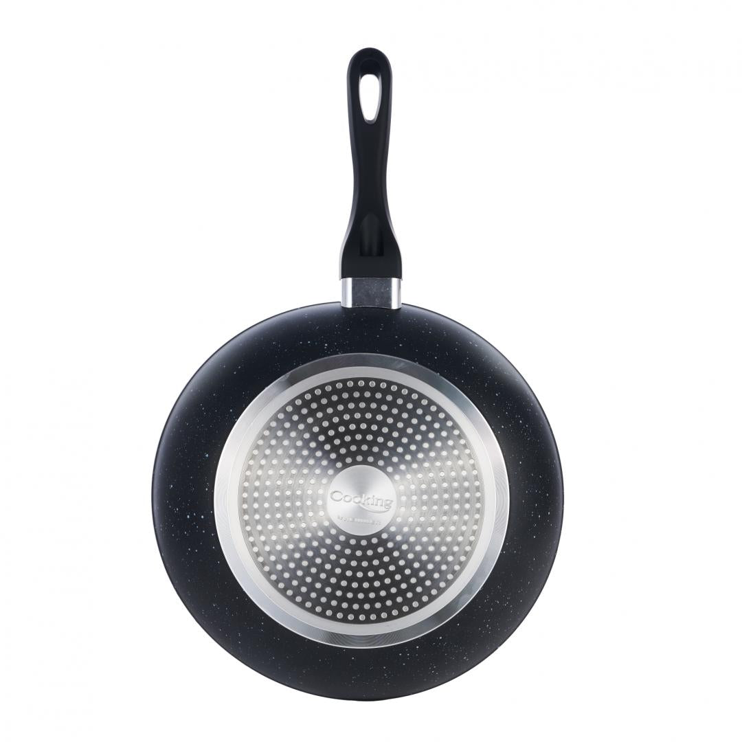 TIGAIE ALUMINIU WOK 30x8 CM , BLACK SAND, COOKING BY HEINNER
