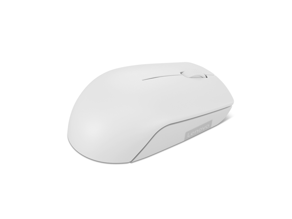 Mouse wireless Lenovo 300, Cloud Grey, Rezolutie (dpi): 1000 dpi, Butoane/rotite: 3, Interfata mouse: Wireless, Tehnologie: Wireless, Interfata receiver: dongle USB 2.4GHz, Dimensiune (mm): 97.91 x 57.99 x 32.53 mm, Greutate: 52g