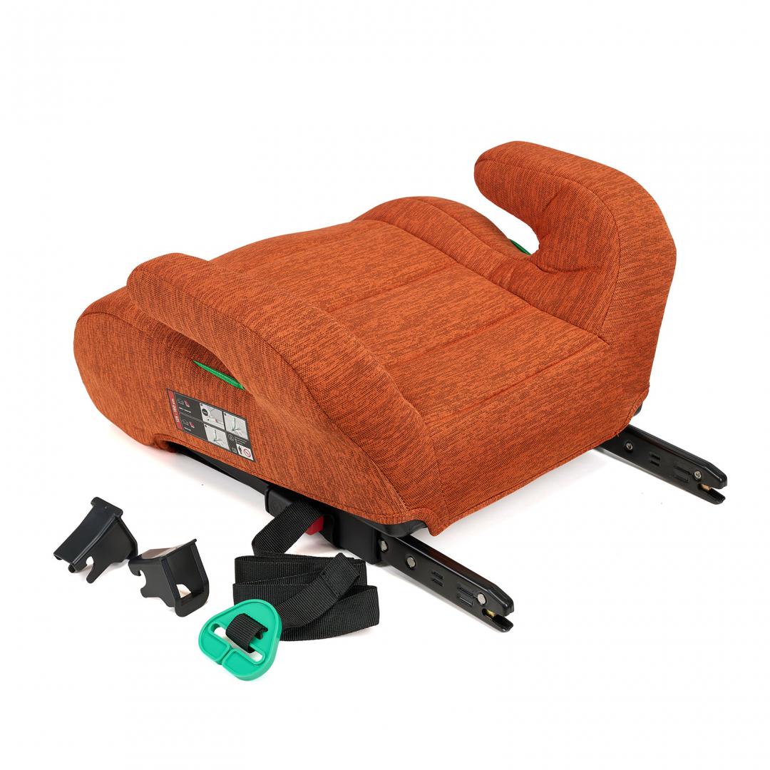 Inaltator auto U-Grow, 125-150 R129 cu isofix, caramiziu