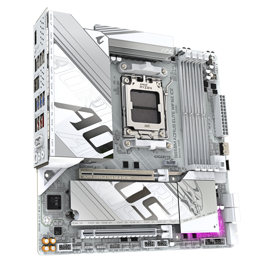 Placa de Baza GIGABYTE B850M AORUS ELITE WIFI6E ICE AM5