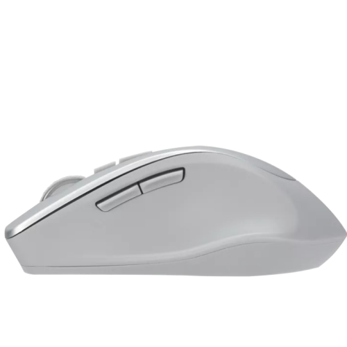 Mouse wireless ASUS WT425 (PN 90XB0280-BMU0L0), culoare Silver, rezoluţie 1000/1600 dpi comutabil, conectivitate RF 2.4GHz cu dongle USB, ergonomie pentru mâna dreaptă, clicuri silenţioase, dimensiuni 106,84×74,73×39,13 mm, greutate 82 g (cu baterie), alimentare 1× baterie AA, compatibil Windows