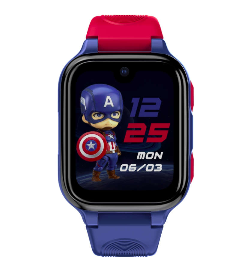 LAGENIO Smartwatch pentru copii K9 , Premium 4G cu Functie Telefon & AI, Slim, Localizare GPS, Control Parental, Buton SOS, Albastru