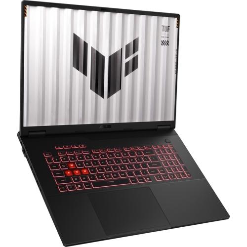 Laptop Gaming ASUS TUF Gaming A18 FA808UH (90NR0NM1-M003V0), procesor AMD Ryzen™ 7 260 3.8 GHz (24 MB Cache, până la 5.1 GHz, 8 nuclee, 16 fire), placă video NVIDIA® GeForce RTX™ 5050 Laptop GPU 8 GB GDDR7 cu MUX Switch + Advanced Optimus, ecran 18″ FHD+ (1920×1200) 16:10 IPS- level 144 Hz