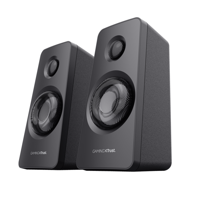 Sistem 2.1Trust GXT629 Tytan cu fir, USB 2.1, putere maxima RMS 120W, frecventa raspuns 20 Hz - 20.000 Hz, negru