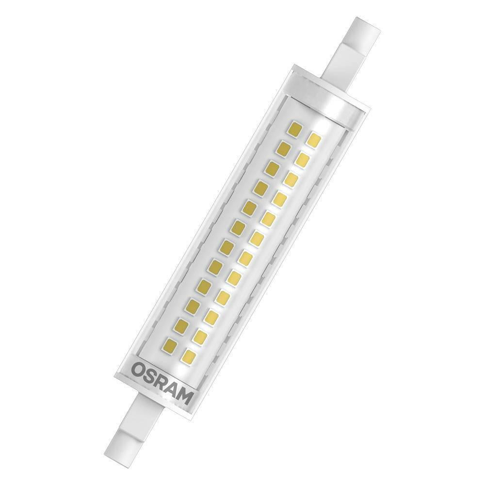 Bec LED Osram SLIM LINE, R7s, 12W (100W), 1521 lm, lumina calda (2700K) ,118mm, Ø20mm