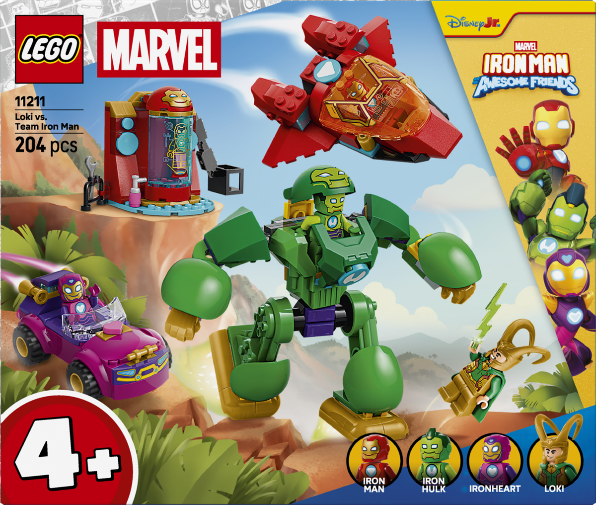 LOKI VS ECHIPA LUI IRON MAN LEGO11211