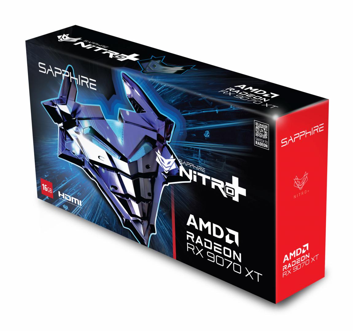 Placa Video SAPPHIRE AMD RADEON NITRO+ RX 9070 XT GDDR6 256 bit