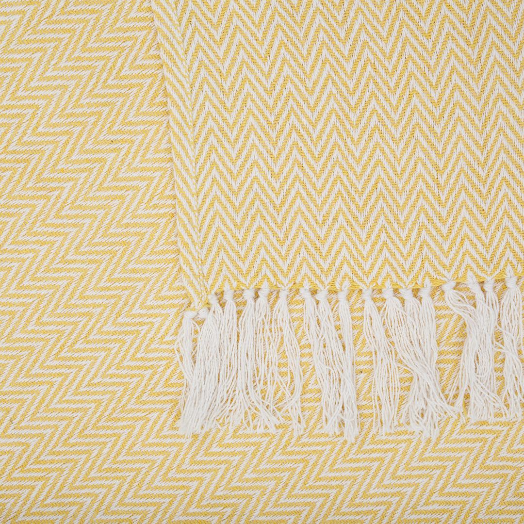 CUVERTURA PLED 160X200 CM ZIG YELLOW