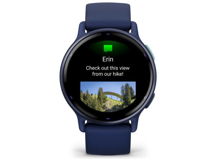 Ceas smartwatch Garmin vívoactive 5 Blue/Blue Metal