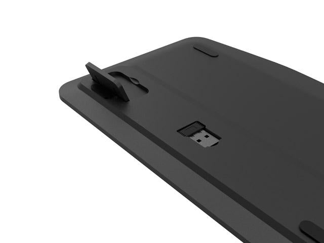 Tastatura wireless Natec TURBOT 2, material taste ABS, numar taste 90, mecanism taste X-Scissors, toucpad pentru smart TV inclus, negru