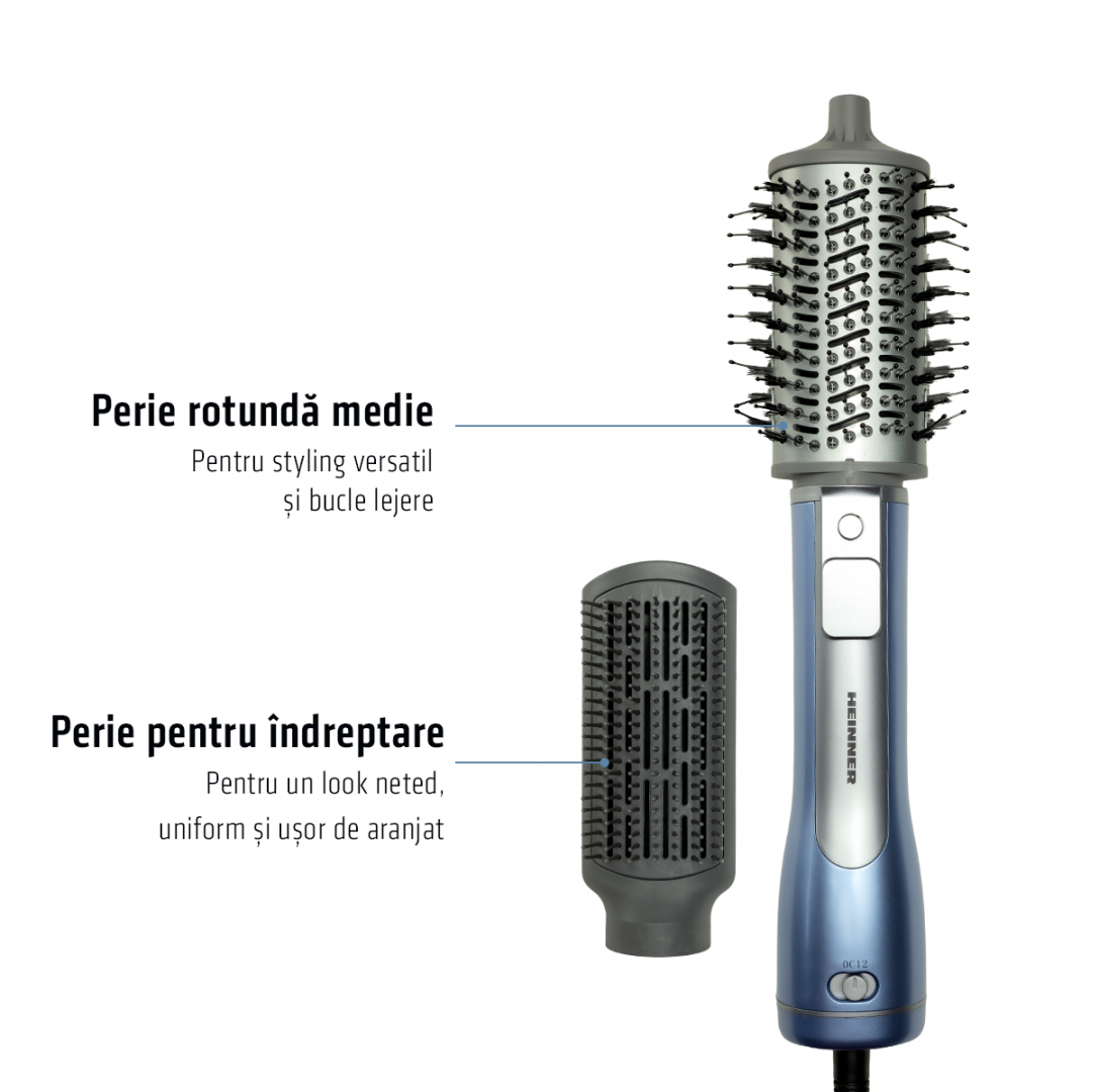 Perie cu aer cald Heinner HAB-R12DC-BL2