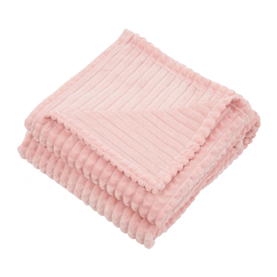 PATURA FLANNEL 200X220 CM ROZ