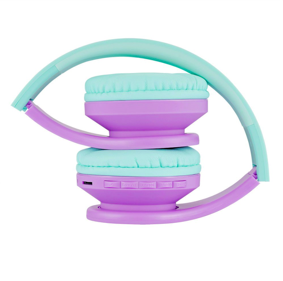 PowerLocus Casti pentru copii, Wireless, P1 Teal Purple