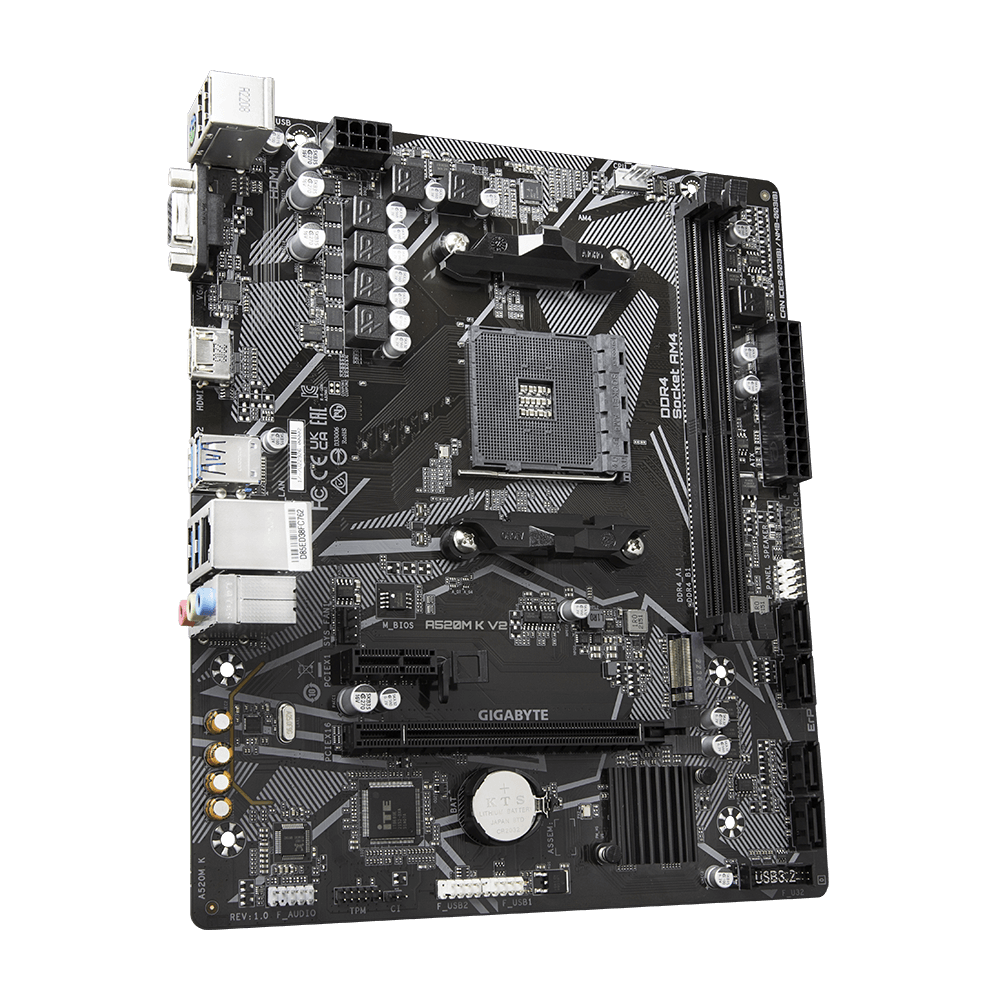 Placa de baza Gigabyte A520M K V2 AM4