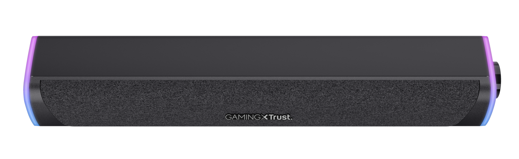 Soundbar Trust GXT 620 Axon, puetere (RMS) 6W, frecventa 20 Hz - 20.000 Hz, audio input 3.5mm (1.4m), iluminare RGB, alimentare prin USB, negru
