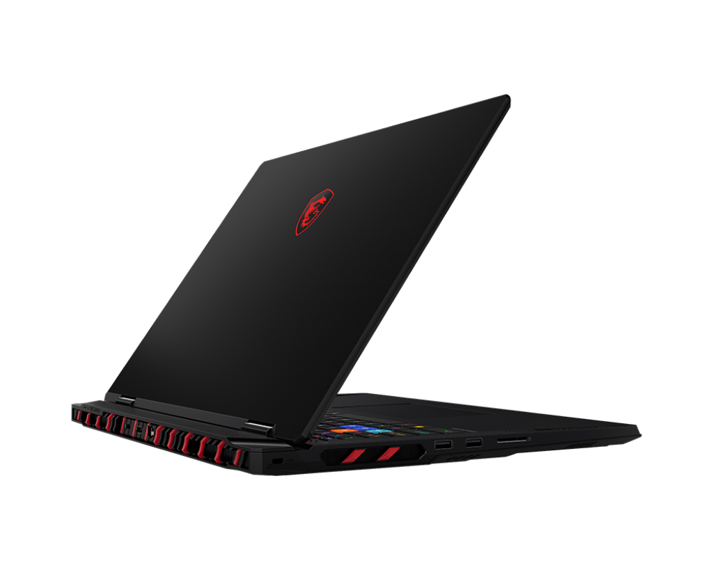 Notebook Gaming MSI Raider A18 HX A9WIG, cu procesor AMD Ryzen 9 9955HX3D, 18'' MiniLED, 64 GB DDR5, 2 TB SSD, NVIDIA GeForce RTX 5080, 16GB GDDR7, Windows 11 Home