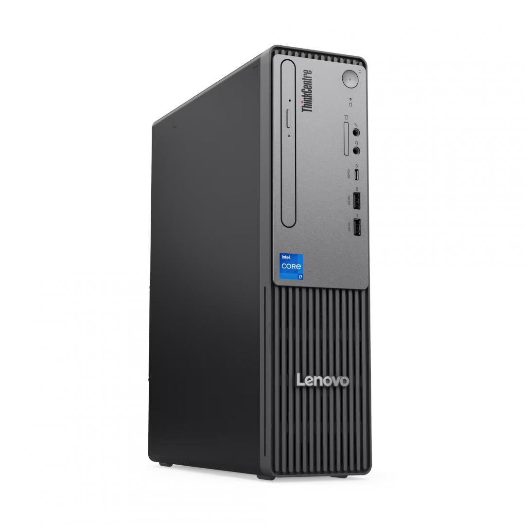 Desktop Education Lenovo ThinkCentre neo 50s Gen 5 SFF cu procesor Intel Core i3-14100 pana la 4.7 GHz, 16GB DDR5, 512GB SSD, Intel UHD Graphics 730, Windows 11 Pro Edu, Black, 3 ani garantie
