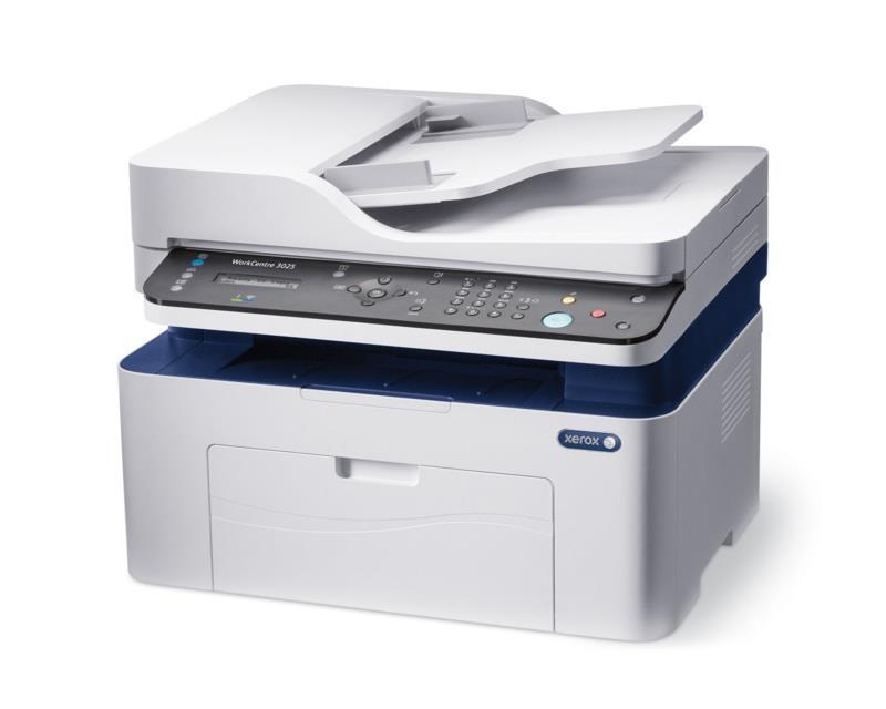 Multifunctional laser Xerox WorkCentre 3025V_NI, format A4, Monocrom, USB + LAN + Wi-Fi