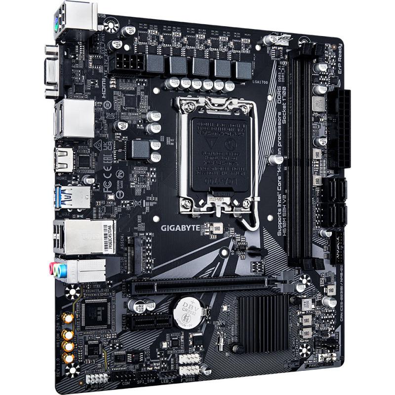 Placa de baza Gigabyte H610M S2H V2, Socket 1700, DDR5, Micro-ATX