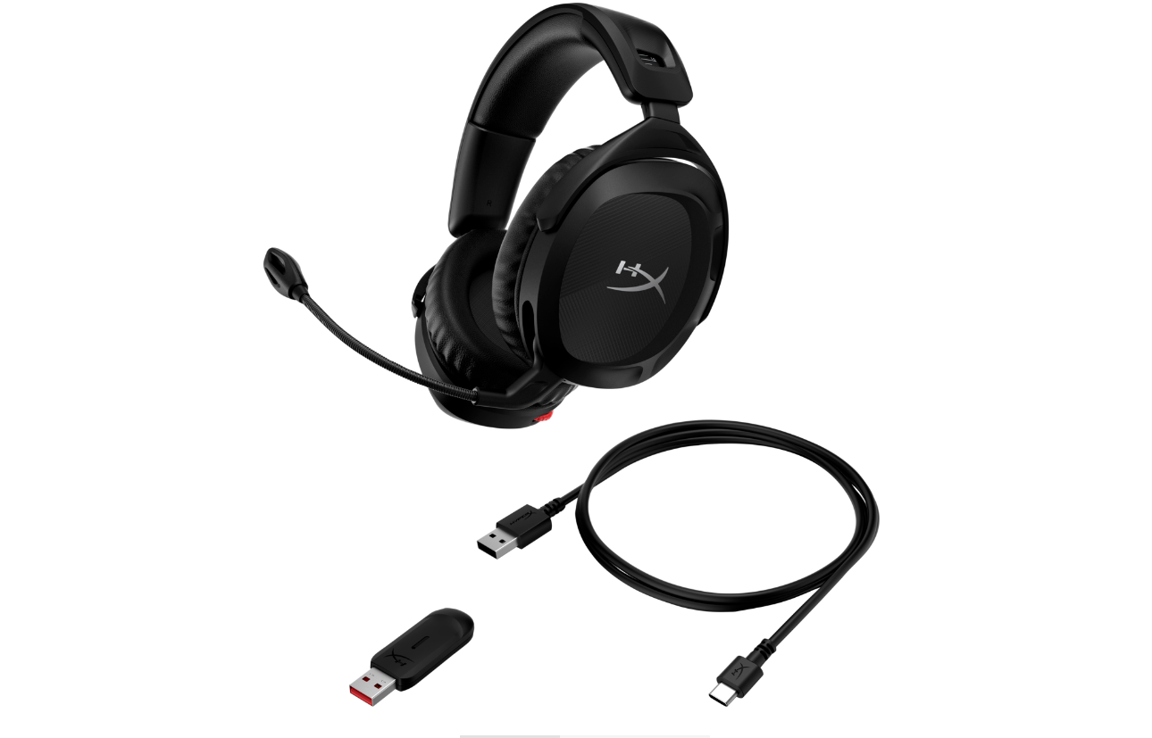 Casti cu microfon HP gaming, HyperX Cloud Stinger 2, Full size, 15-25000Hz, 60 ohm, Wireless, culoare neagra, Jack 3.5 mm