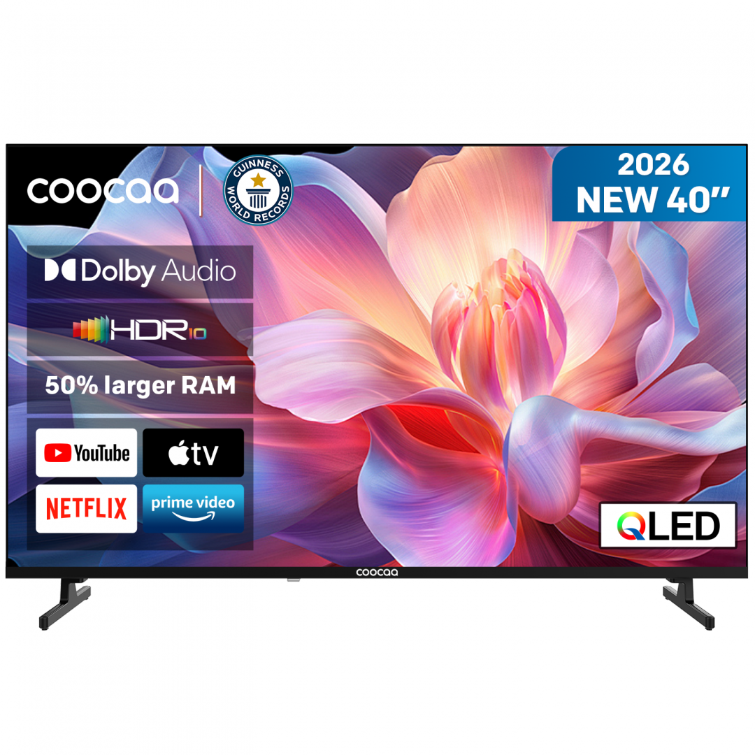 Televizor Coocaa QLED 40CTQH38Z, 100 cm, FHD, Smart TV