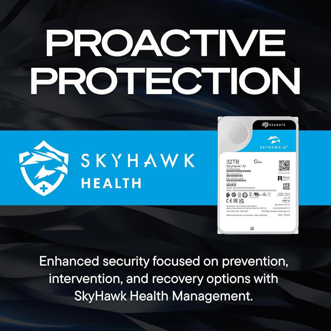 HDD Intern Seagate SkyHawk Ai 32TB 3.5 7200RPM 512MB