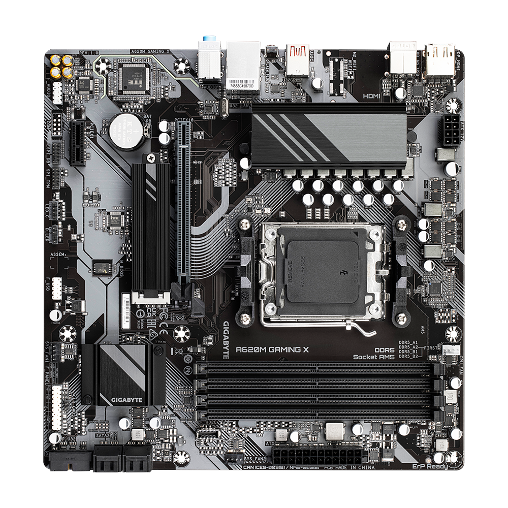 Placa de baza Gigabyte A620M GAMING X AX AM5