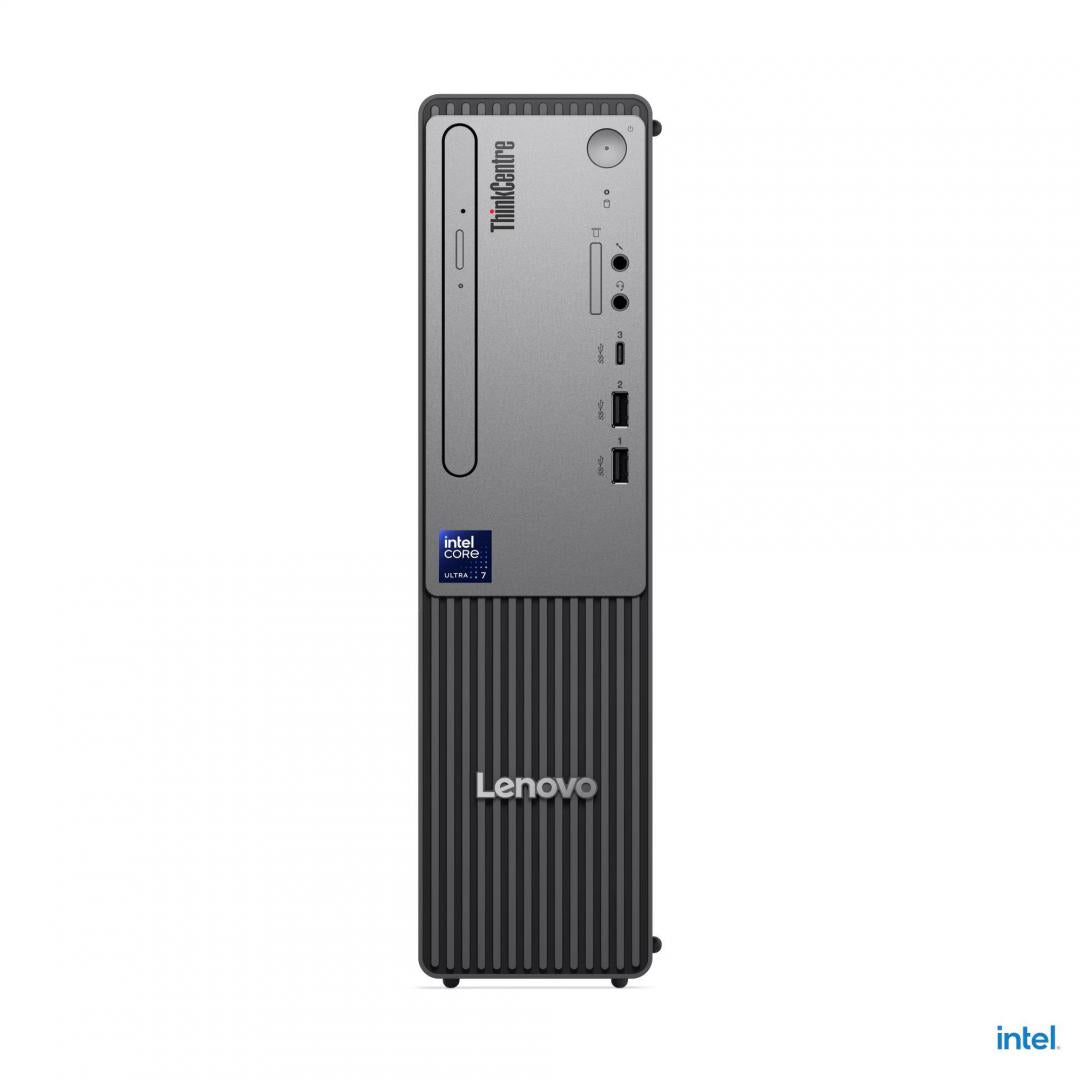 Desktop Business Lenovo ThinkCentre neo 50s Gen 6 cu procesor Intel Core Ultra 7 265 pana la 4.6 GHz, 16 GB DDR5, 512GB SSD, Intel Arc A310 LP, Fara OS, Black, 3 ani Garantie