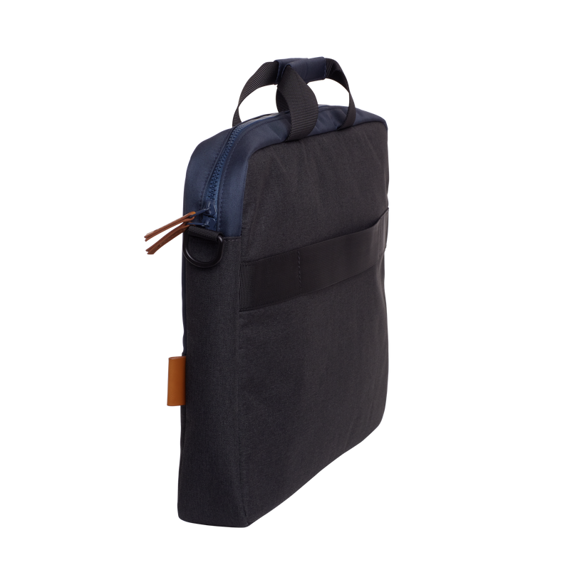 Geanta laptop Trust Lisboa, pentru laptopuri cu diagonala pana in 15.6",2 compartimente, material POM, RPET Polyester, RPET, volum 2.1 L, albastru