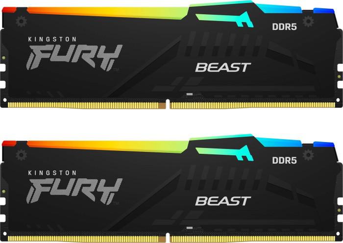 Memorie RAM Kingston FURY Beast RGB 32GB DDR5 6000MHz CL30 Dual Channel Kit