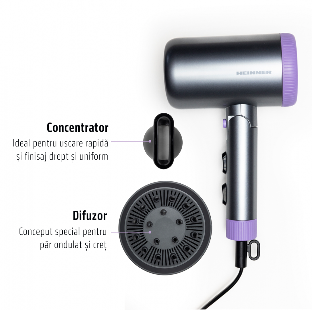 Uscator de par Heinner HHD-R20DC-GYV