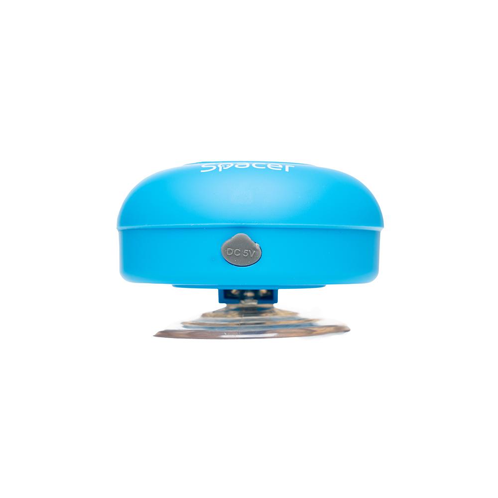 Boxa Spacer DUCKY-BLU portabila, 3W RMS, control volum, acumulator 300mAh, microfon incorporat, incarcare USB, waterproof, albastru