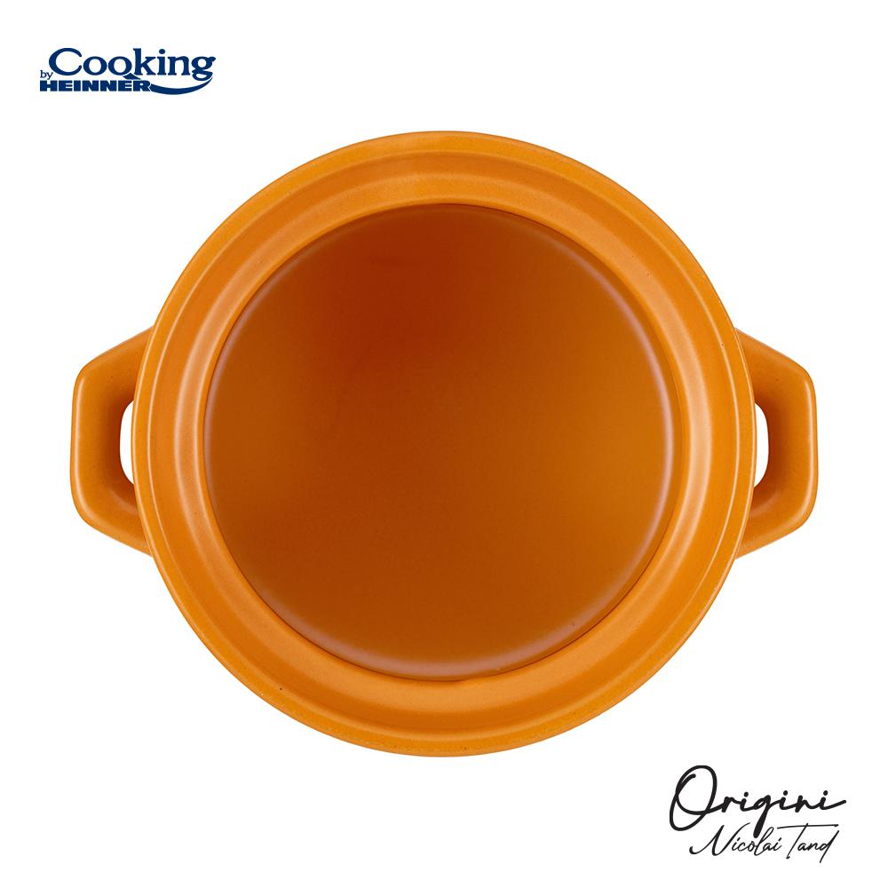 OALA CERAMICA CU CAPAC, 17x18 CM, 4.5 L, NICOLAI TAND, ORIGINI, COOKING BY HEINNER