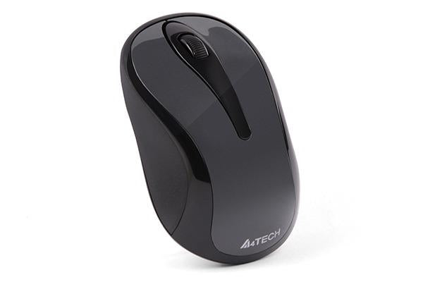 Mouse A4tech, wireless, 1000 dpi, butoane/scroll 3/1, gri