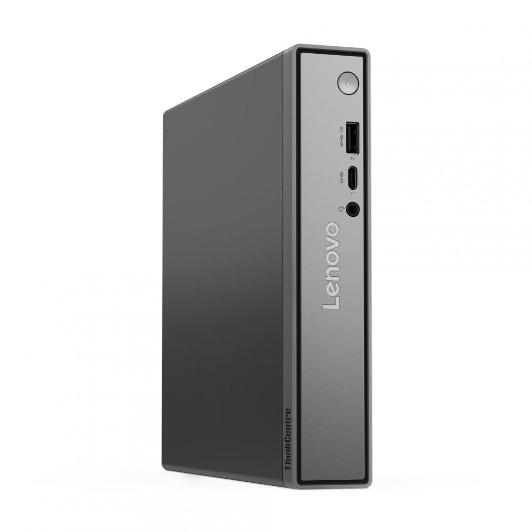 Desktop Business Lenovo ThinkCentre neo 50q Gen 5 cu procesor Intel Core i5-210H pana la 4.8 GHz, 16GB DDR5, 512GB SSD, Intel Integrated Graphics, Fara OS, Black, 3 ani garantie