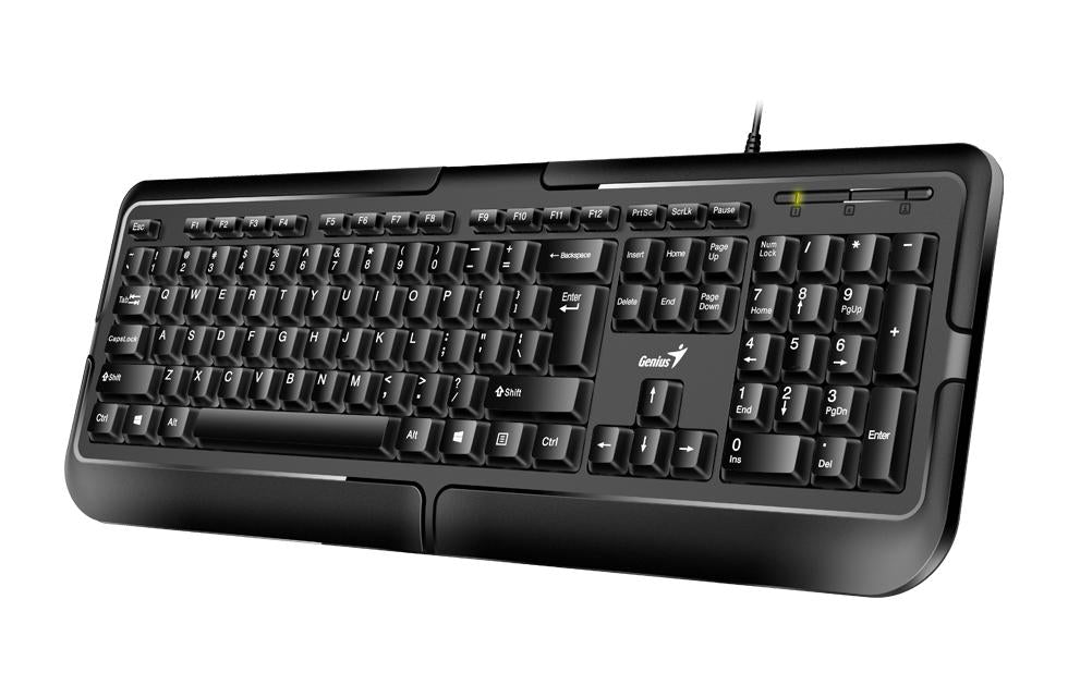 Tastatura Genius KB-118 cu fir,104 taste, negru