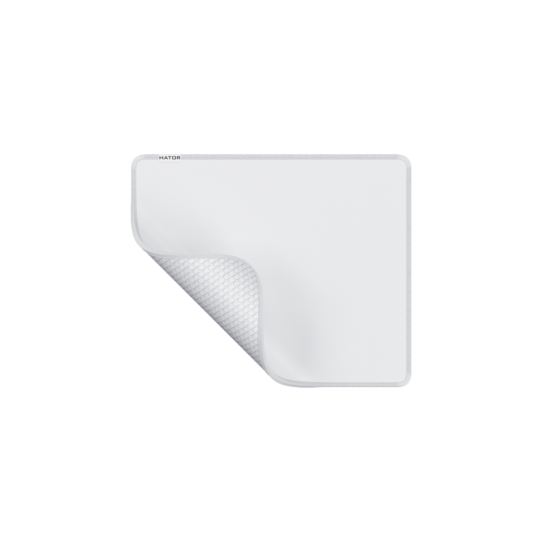 Mousepad Hator Tonn Evo M, material cauciuc, dimensiuni 360 х 300 х 4 mm, alb