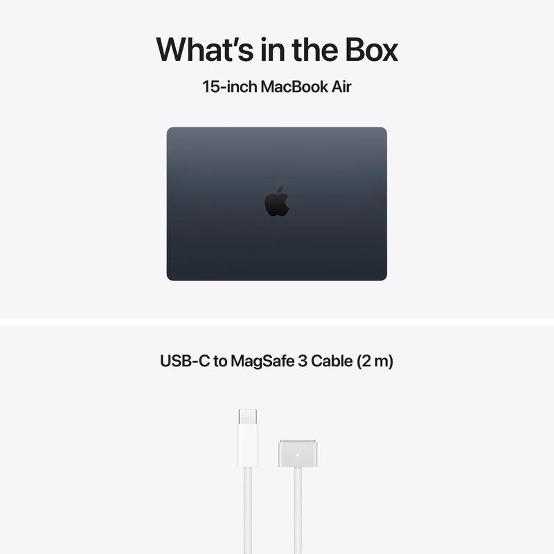 MacBook Air 15.3" Retina/Apple M5 (CPU 10-core, GPU 10-core, NeuralEngine16-core)/32GB/1TB - Midnight - US English KB (No Adapter) - 2026 (CTO from MDVN4RO/A)