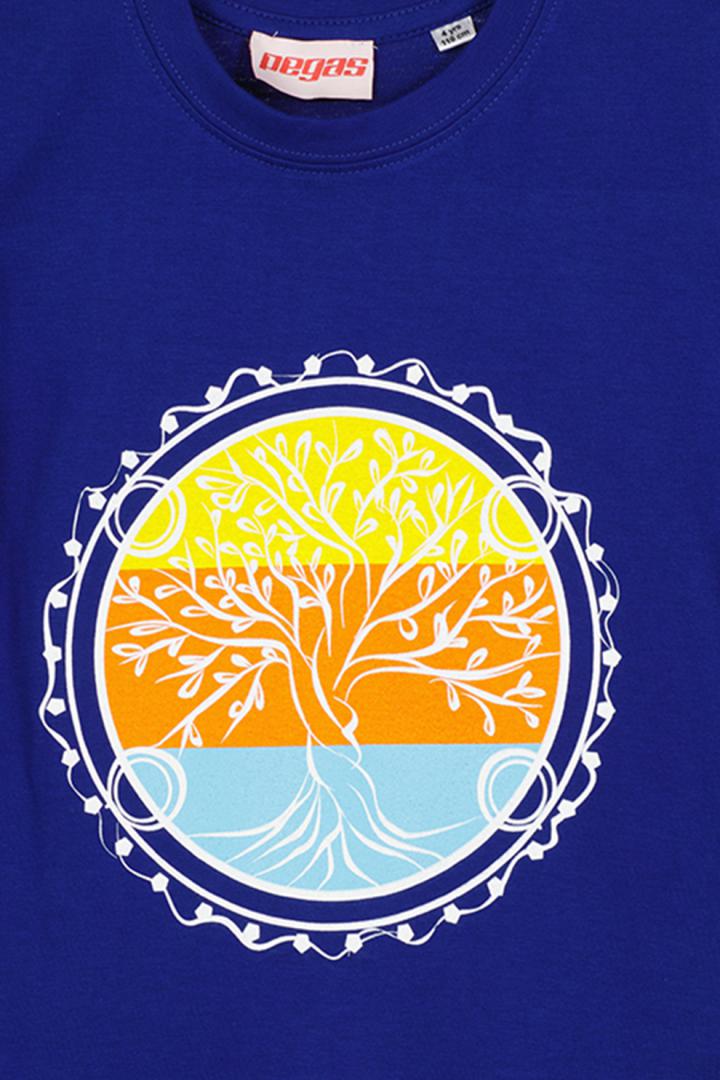 TRICOU ROATA FAMILIE COPII ROYAL BLUE-6