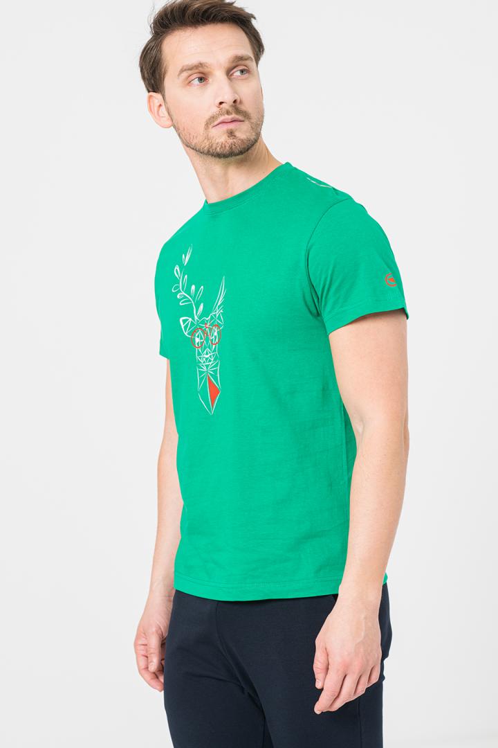 TRICOU CERB FAMILIE BARBATI K GREEN-XXL