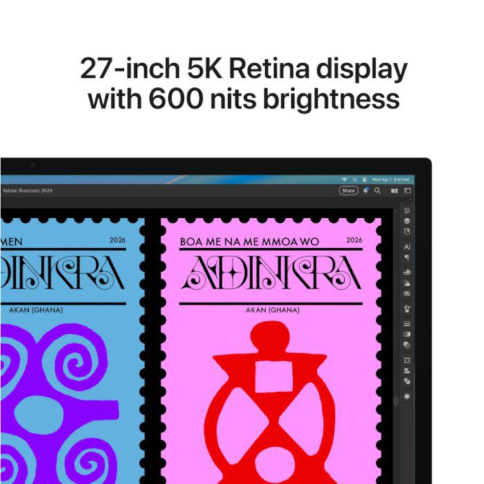 Apple Studio Display - 27" Retina 5K - Standard Glass with VESA Mount Adapter (Stand not included)