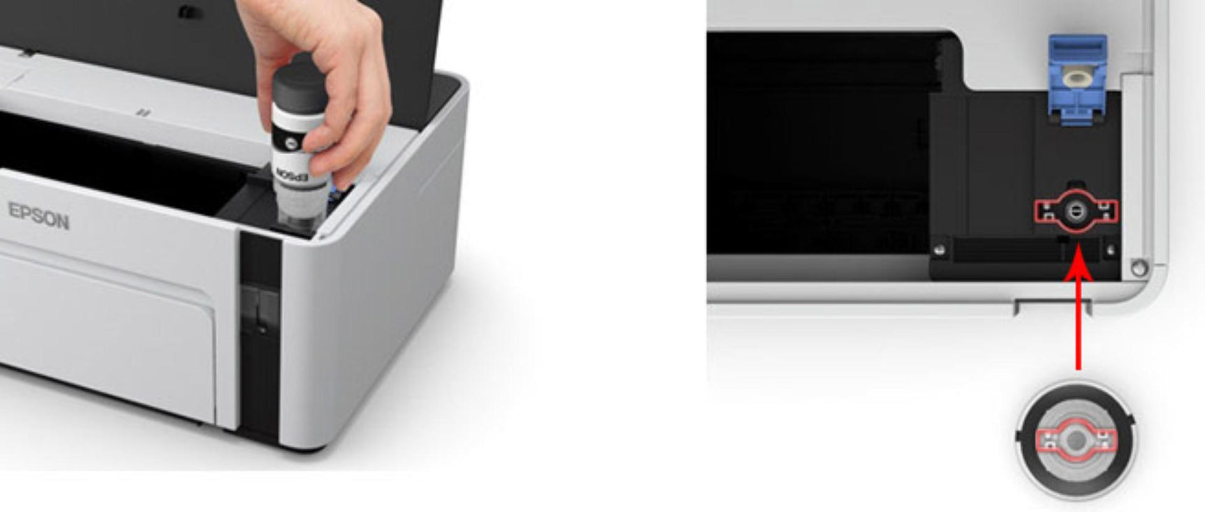 Imprimanta inkjet Epson M1100, CISS, A4 Monocrom, format A4, USB
