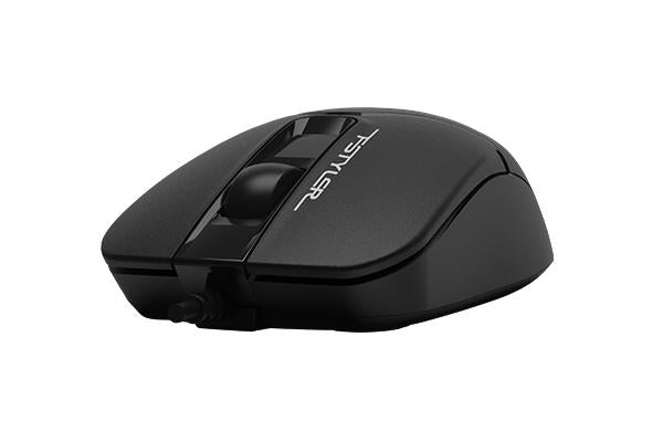 Mouse A4tech FM12 Black, cu fir, negru