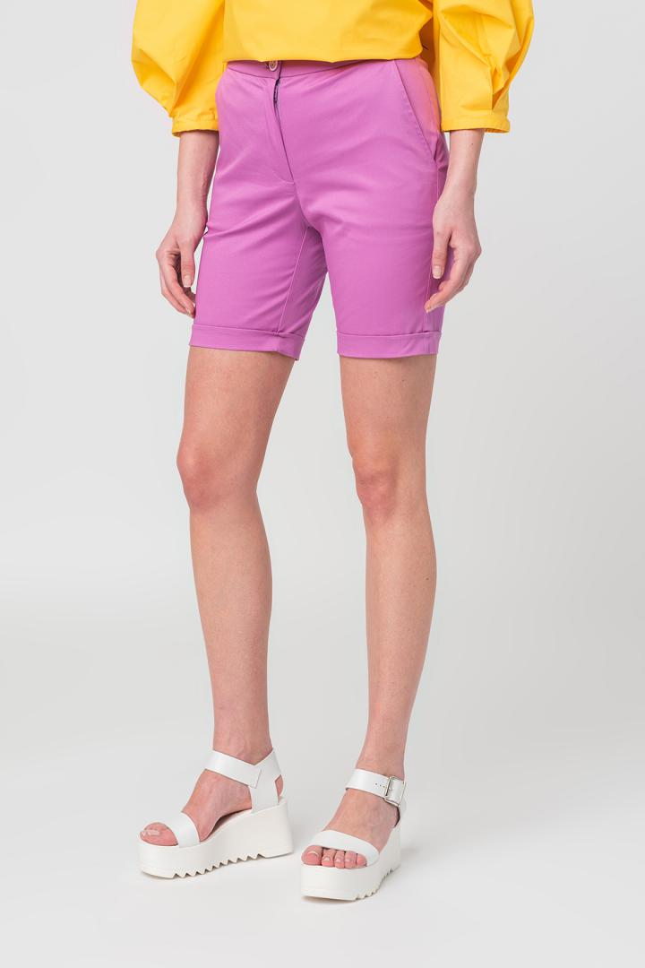 PANTALONI SCURT CASUAL FEMEI LILA M